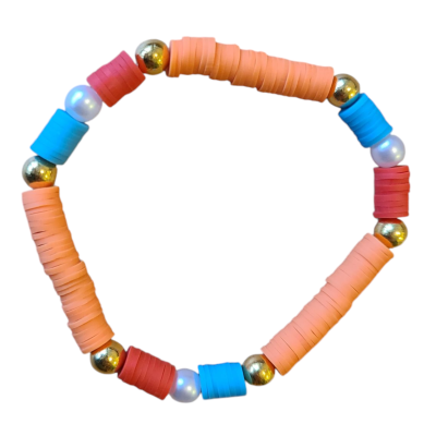 Polymeer klei koningsnacht armband 