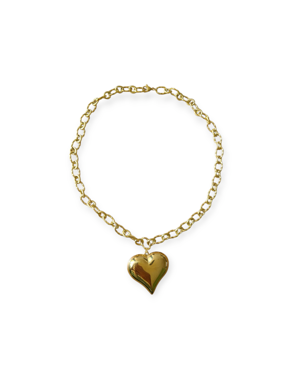 Schakelketting hart bedel Schakelketting hart bedel
