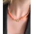 Boeislot ketting oranje
