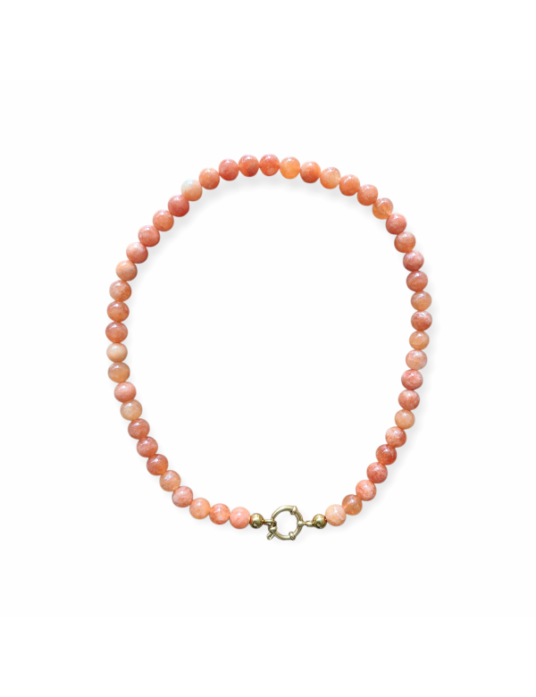 Boeislot ketting oranje