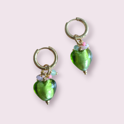 oorbel green Love