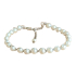 Zilveren parel armband
