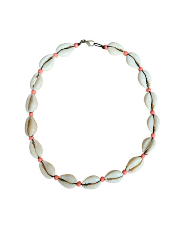 Shell ketting Black/Pink Shell ketting Black/Pink