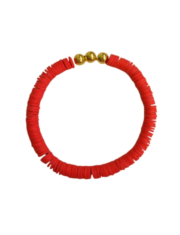 Dots armband - Rood