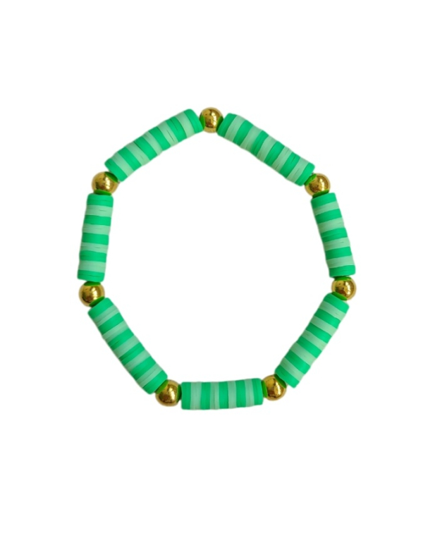 Stripe armband - Groen Stripe armband - Groen