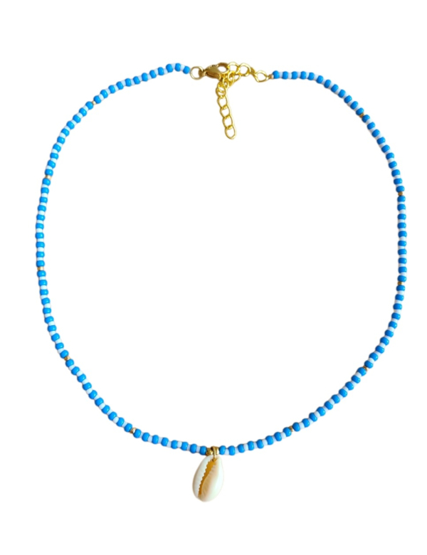 Beach ketting blauw