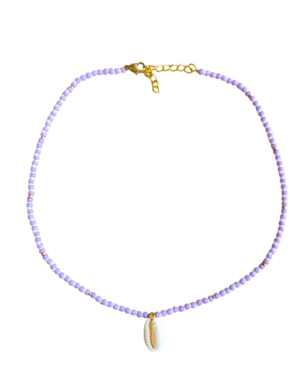 Beach ketting paars